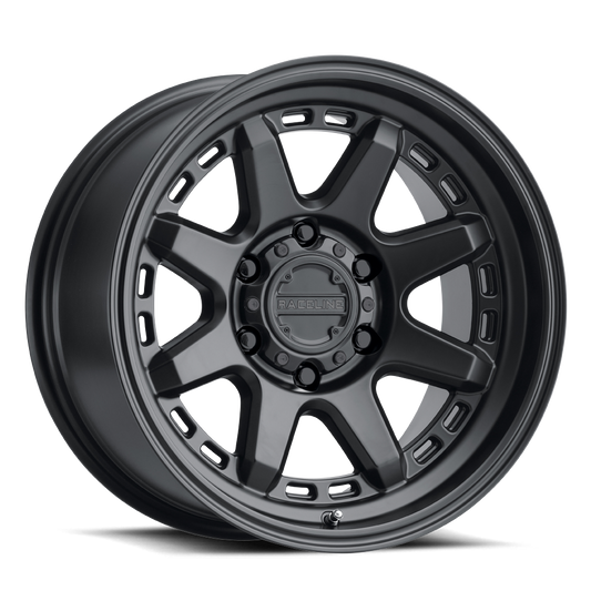 Aluminum 17x8.5 Scout 947B Satin Black Raceline Wheels-1
