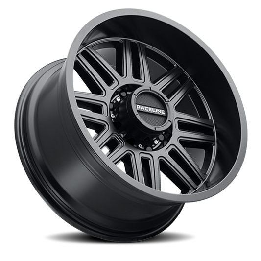 Aluminum 20x9 Split 948B Satin Black Raceline Wheels-1