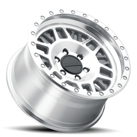 Aluminum 18x9 Ryno 951MC Silver Machined Raceline Wheels-1