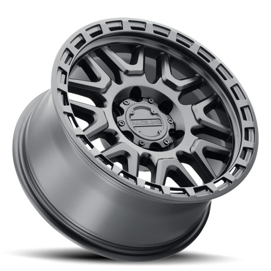 Aluminum 17x8.5 Krank 953B Satin Black Raceline Wheels-1
