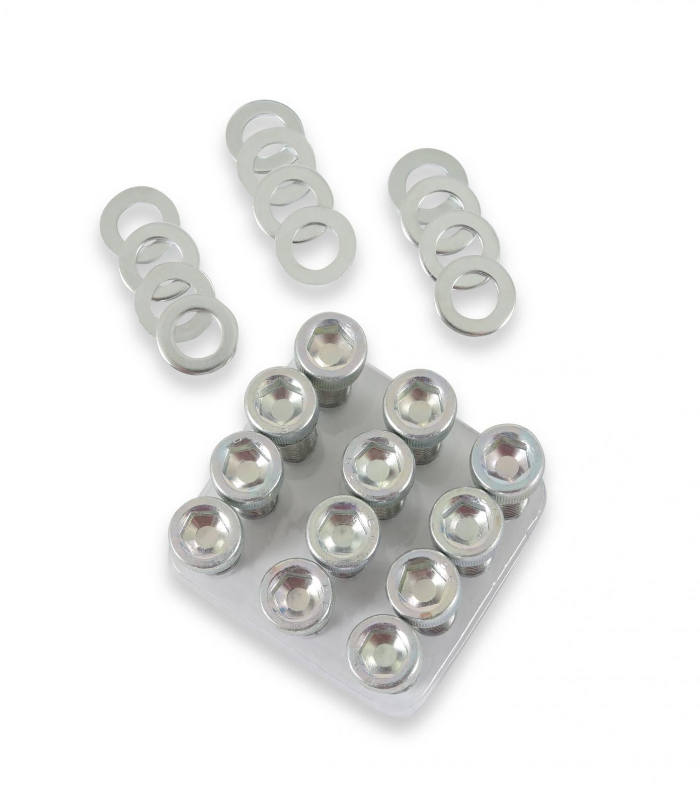 Intake Manifold Bolt Set Socket Head Fits Small Block Chevrolet 265-400, Small Block Mopar 273-360, Big Block Mopar 383-440, AMC V8 290-401 Mr Gasket-4