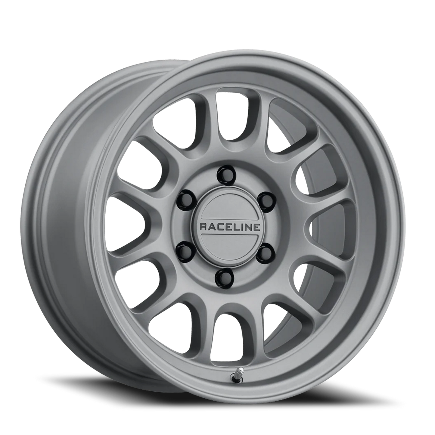 Aluminum 17x9 Rogue 958T Titanium Gray Raceline Wheels-6