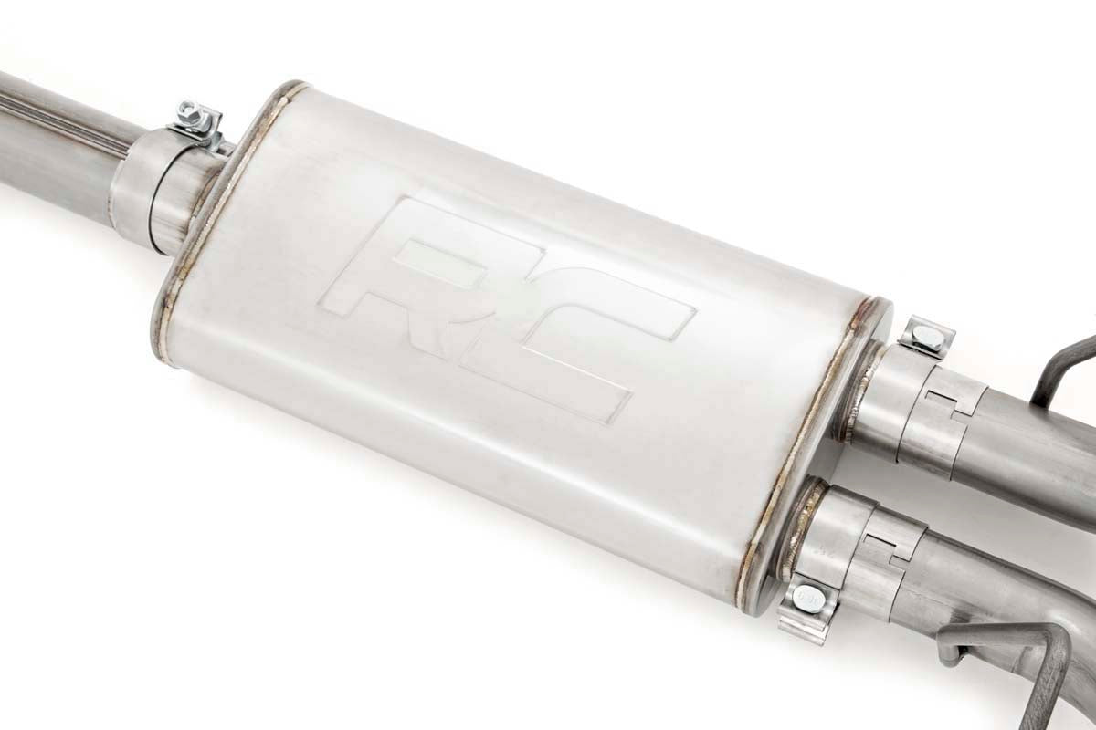 Performance Cat-Back Exhaust 5.3L Silverado/Sierra 1500 (14-18 & Classic) Rough Country-5