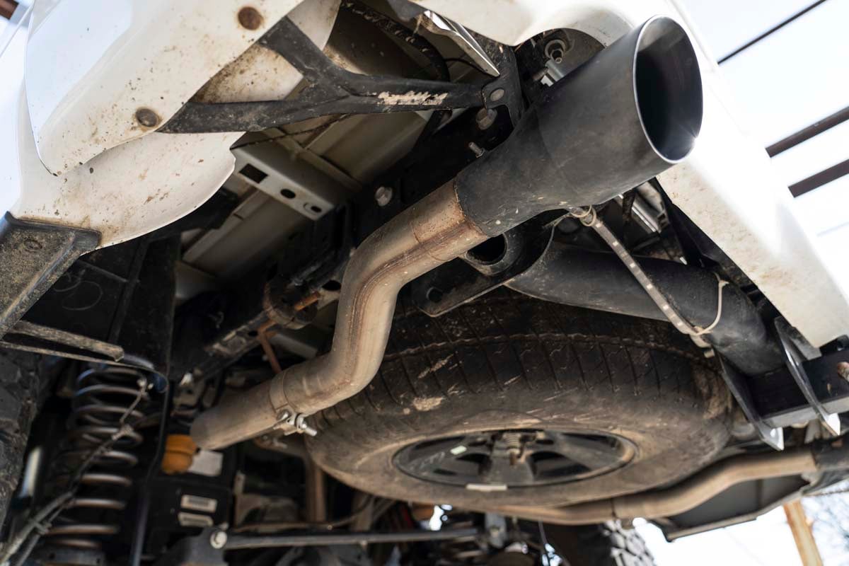 Performance Cat-Back Exhaust Stainless 4.7L/5.7L Ram 1500 2WD/4WD (2009-2018 & Classic) Rough Country-5