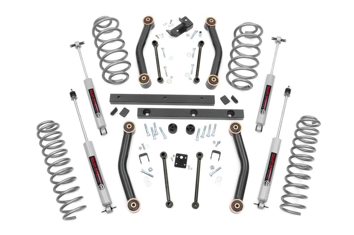 4 Inch Lift Kit | Jeep Wrangler TJ (03-06)/Wrangler Unlimited (04-06) Rough Country