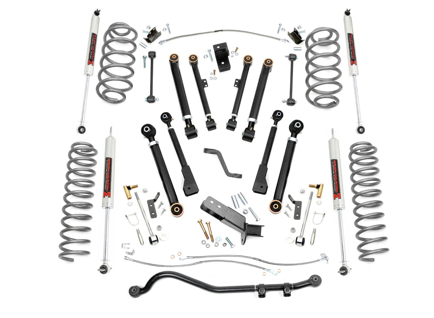 4 Inch Lift Kit | X-Series | M1 | Jeep Wrangler TJ (97-06)/Wrangler Unlimited (04-06) Rough Country