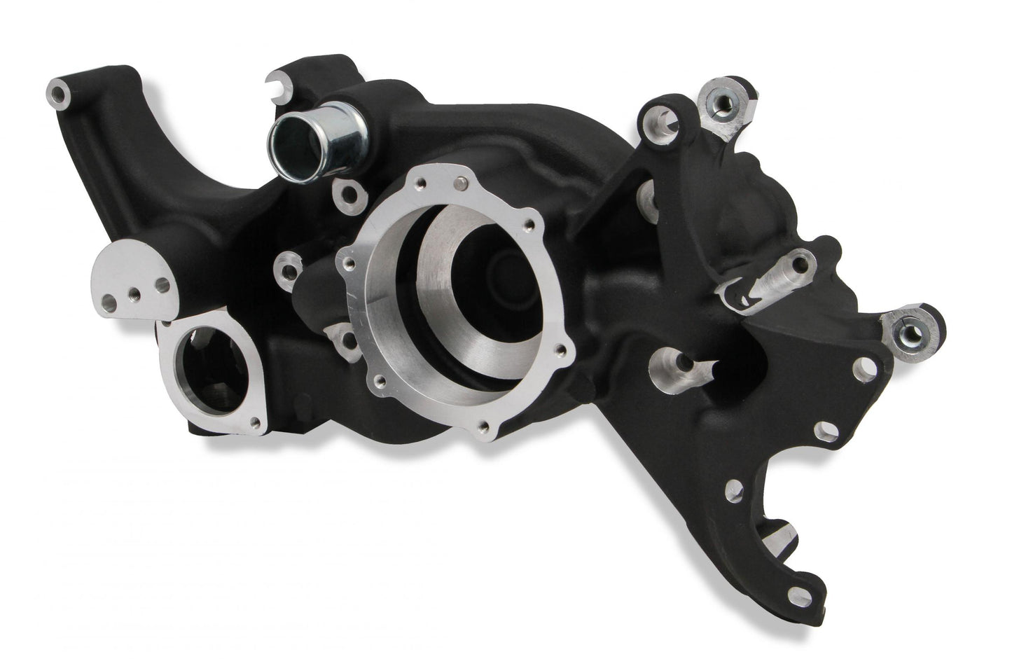 LT Cooling Manifold Black Mid Mount Accessory Drive Holley