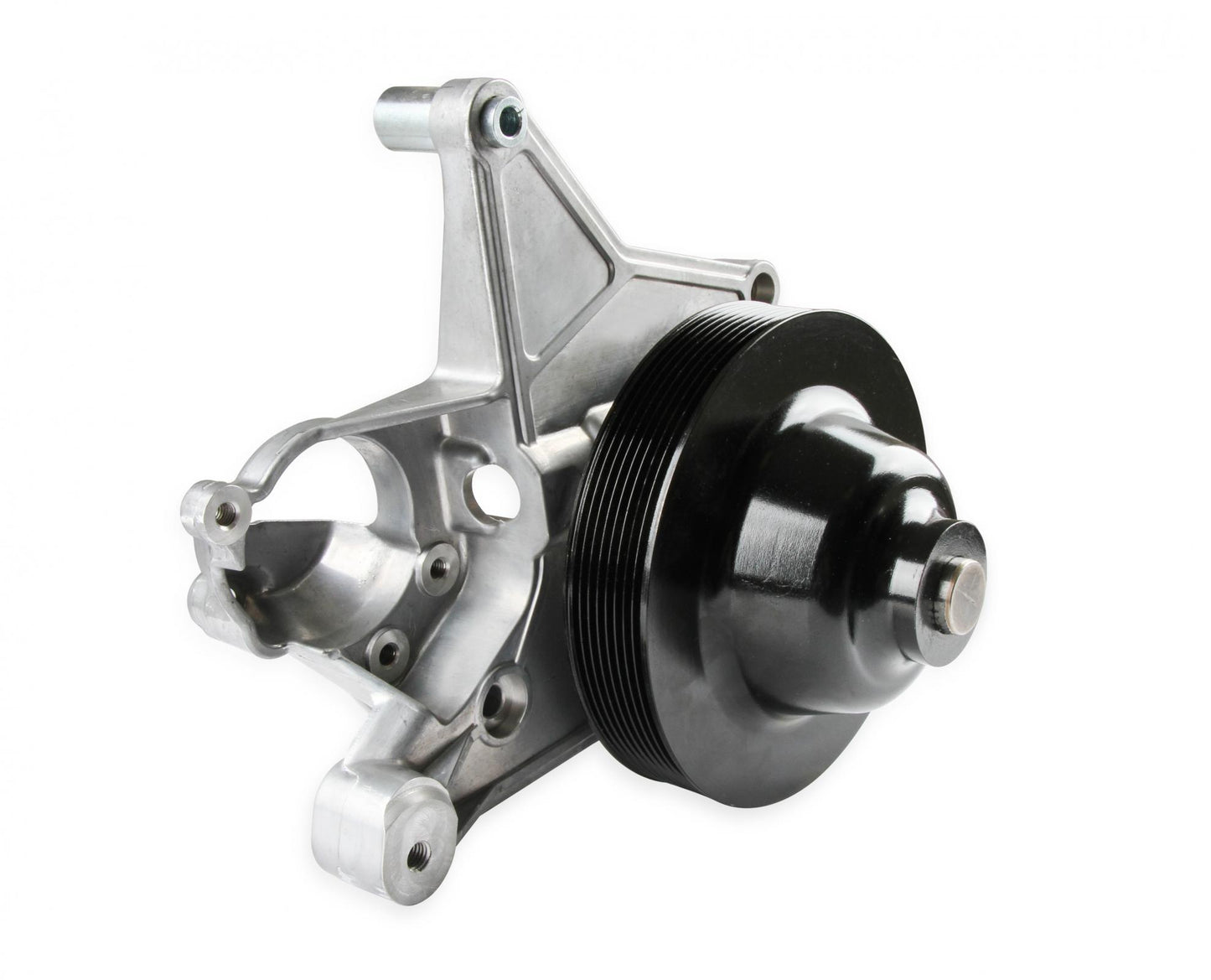 Bracket Kit, P/S LT4-W Long Spacer Natural Power Steering Bracket GM LT4 System Holley-3