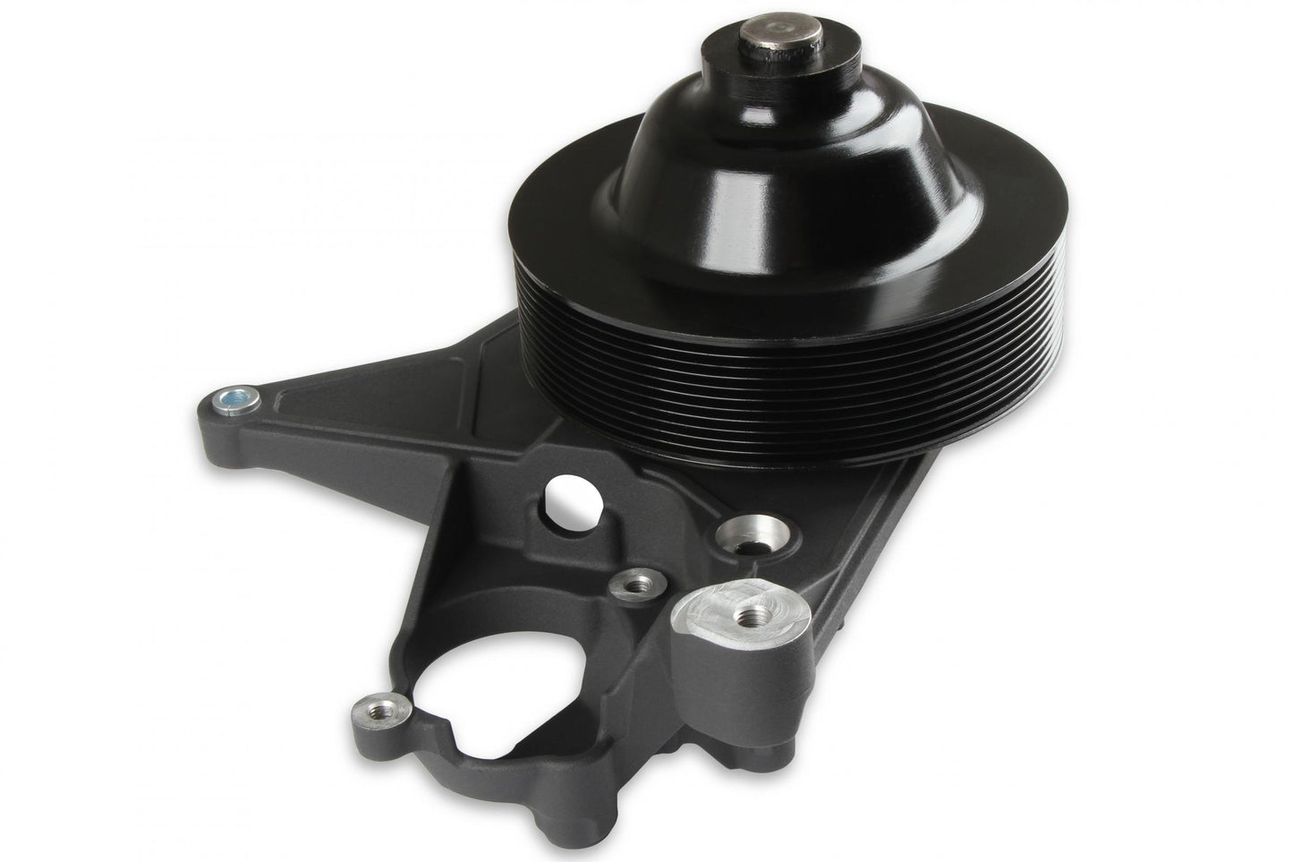 Bracket Kit, P/S LT5-W Short Spacer Natural-Black Finish Power Steering Bracket GM LT5 System- Dry Sump Only Holley-5
