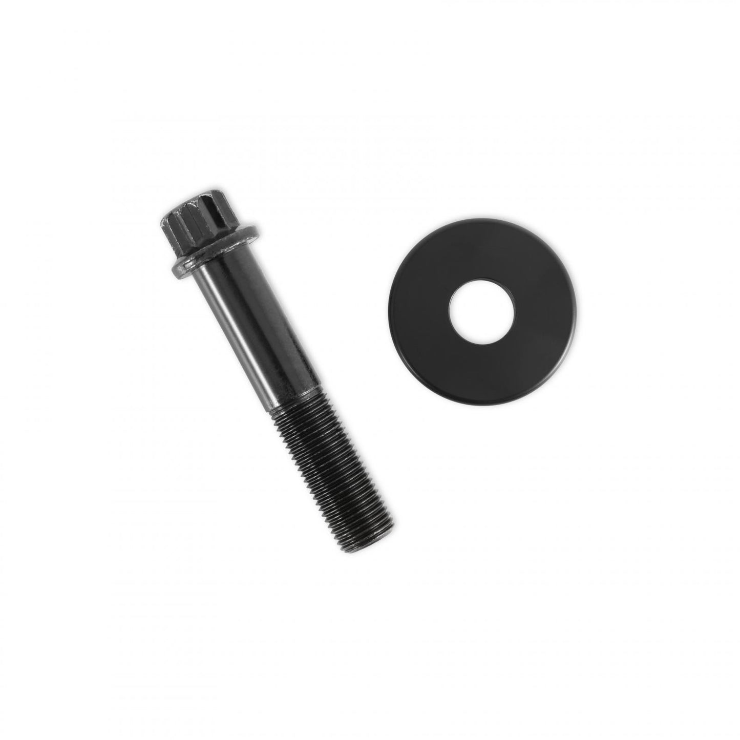 Harmonic Balancer Bolt Chevy Big Block 12-Point Replacement Harmonic Balancer Bolt with Thick Washer, for Chevy Big Block 396-454 with Mid-Mount Accessory Drive System 20-242 & 20-242BK Holley-2
