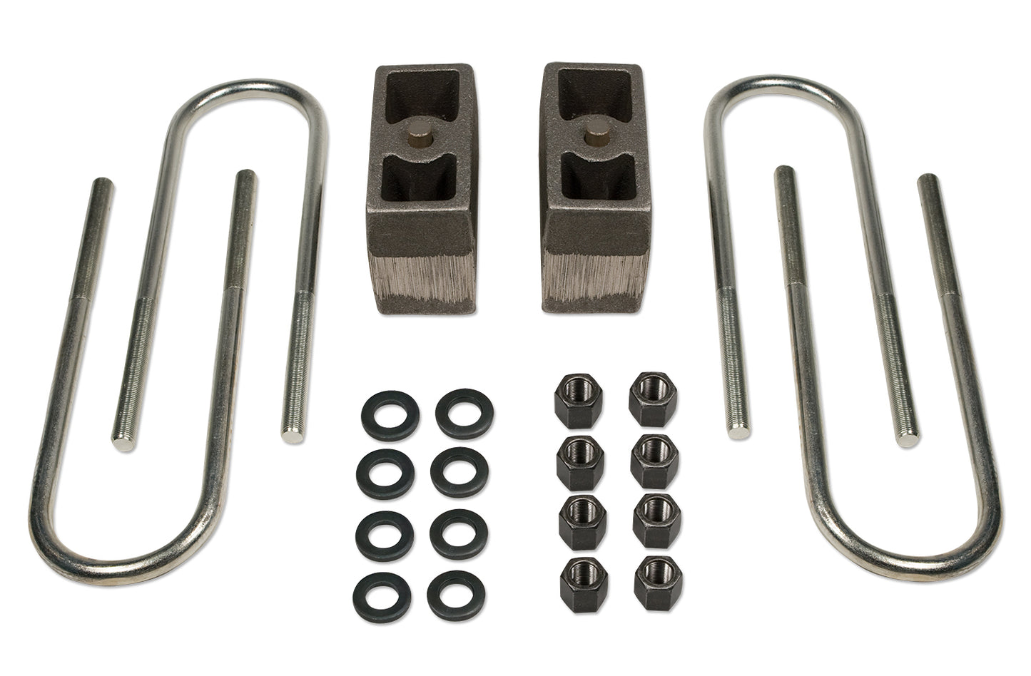 4 Inch Rear Block & U-Bolt Kit 73-87 Chevy Truck/GMC Truck/73-91 Suburban/Tahoe/Jimmy 1/2 Ton 4WD Tuff Country