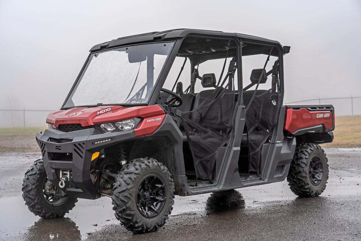 16-19 Can-Am Defender Front Bumper w/ 6 Inch LED Rough Country-3