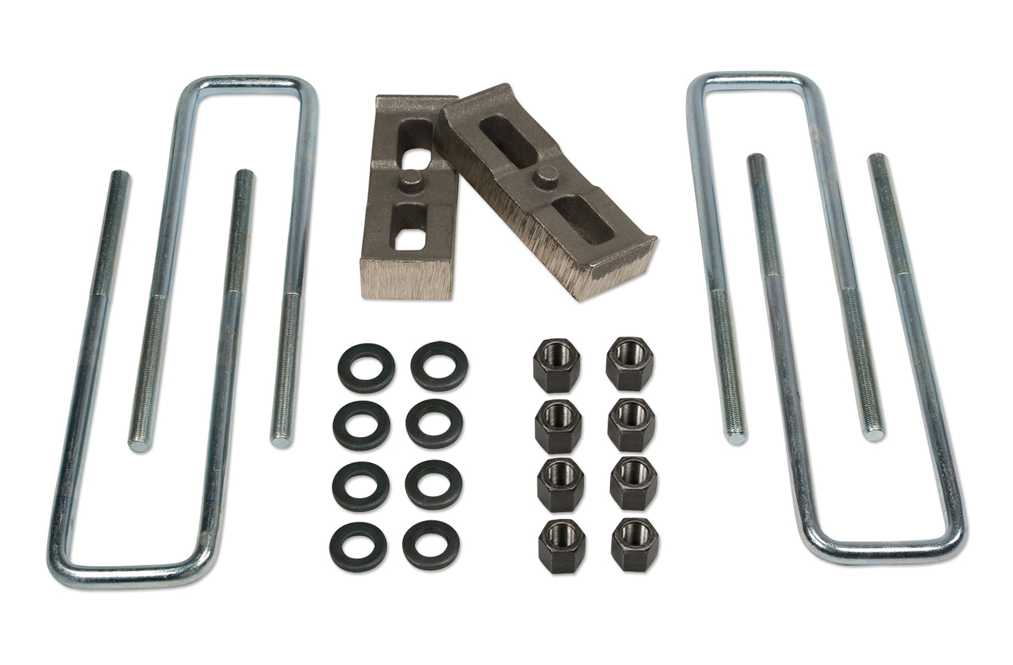 Rear Block & U-Bolt Kit 1 Inch 01-10 Chevy Silverado/Sierra 2500HD 4WD Tuff Country