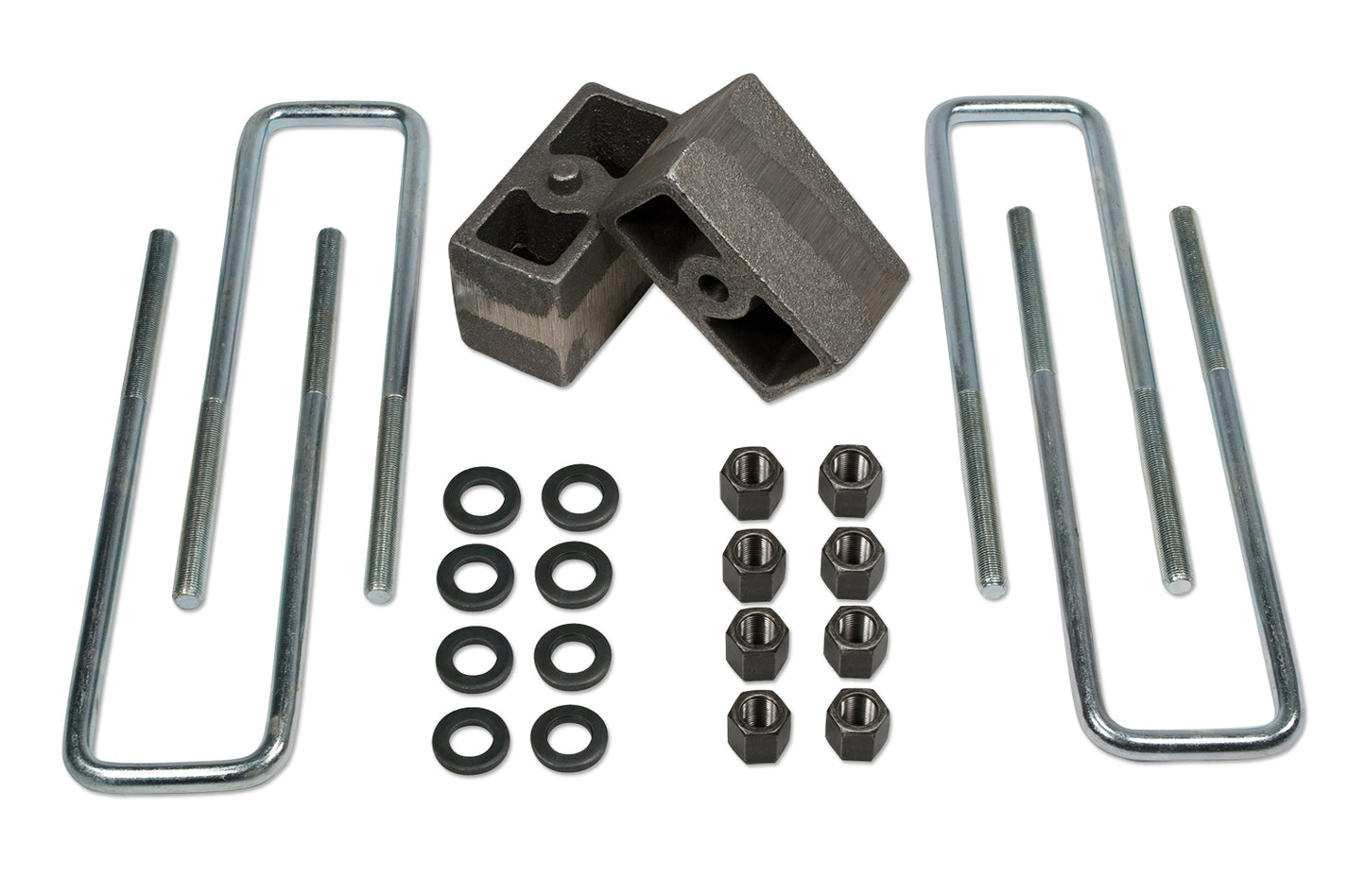 Rear Block & U-Bolt Kit 3 Inch 1.5 Inch Lift 99-05 Chevy Silverado/GMC Sierra 1500 4WD Tuff Country