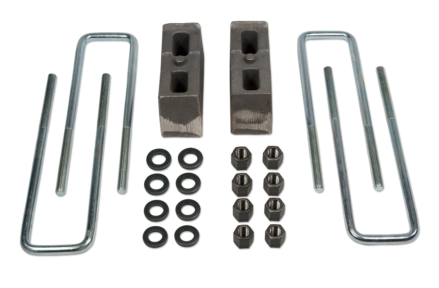 Rear Block & U-Bolt Kit 3 Inch 1.5 Inch Lift 06-18 Chevy Silverado/GMC Sierra 1500 4WD Tuff Country