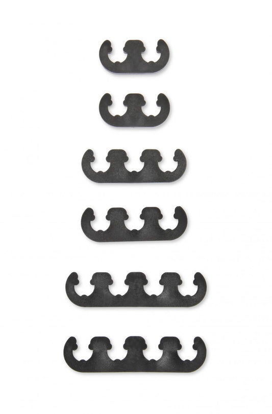 Wire Separators Plastic 7 mm / 8 mm Black Fits 7 or 8mm Spark Plug Wires Mr Gasket-1