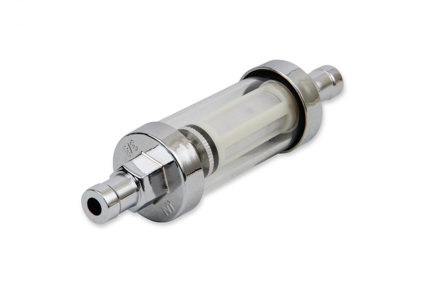 Clearview Inline Fuel Filter 3/8 Inch Fits Carbureted Applications Up to 10 PSI Mr Gasket-4