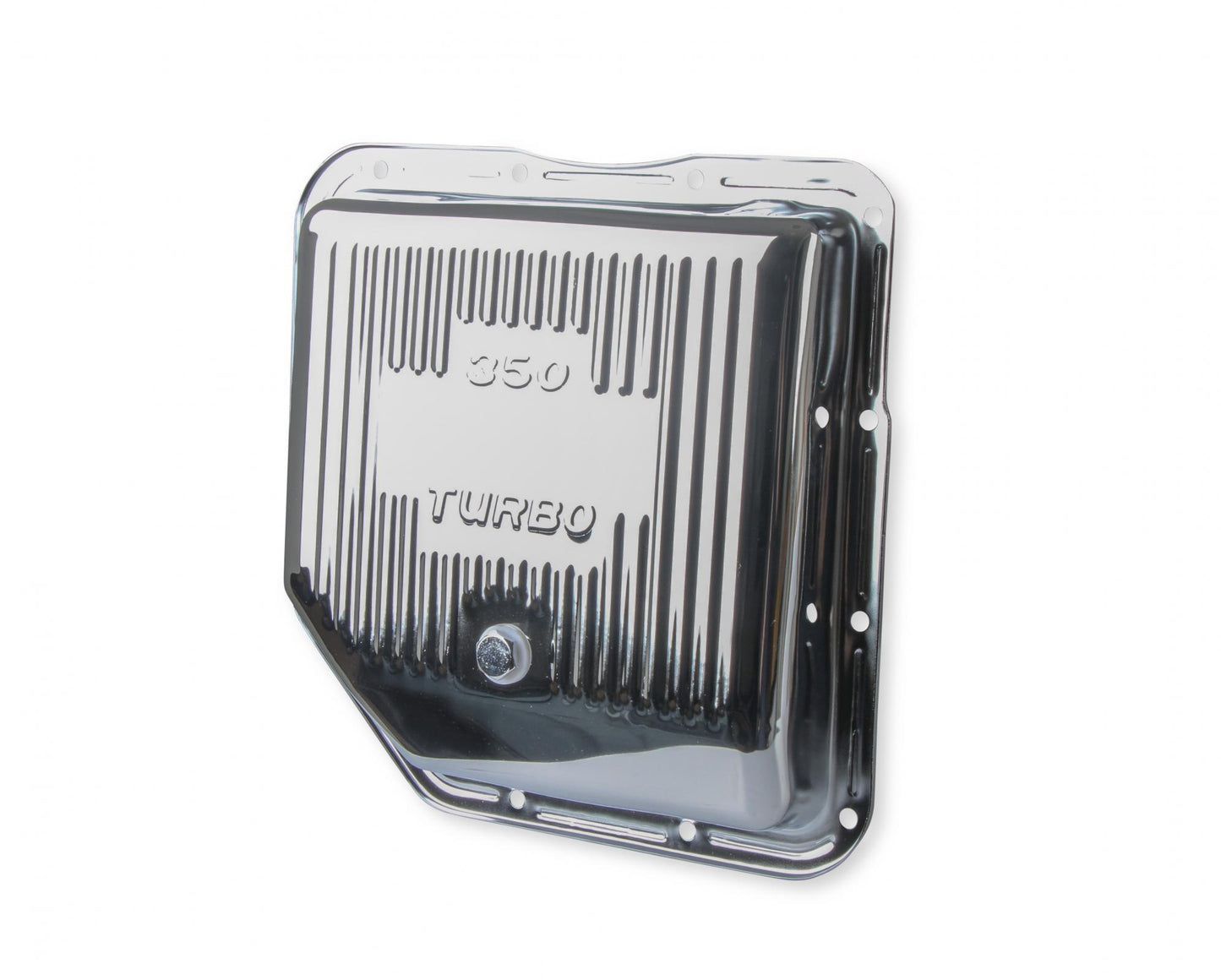 Transmission Oil Pan Chrome Fits GM TH350 Stock Depth and Capacity Finned Design Mr Gasket-8