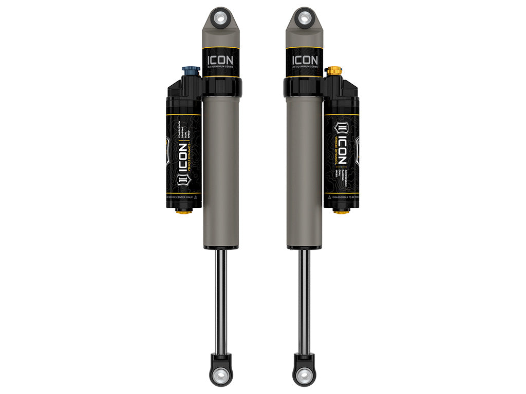 2021-2024 Ford F-150 4WD F-150 Tremor 0-2 Inch Lift Rear V.S. 2.5 Aluminum Series Shock Absorbers Piggyback Reservoir W CDXS Pair ICON Vehicle Dynamics-1