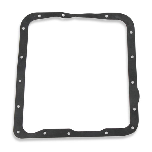 Transmission Oil Pan Black Aluminum Fits GM 700R4/4L60/4L60E Stock Depth and Capacity Finned Design Mr Gasket-1
