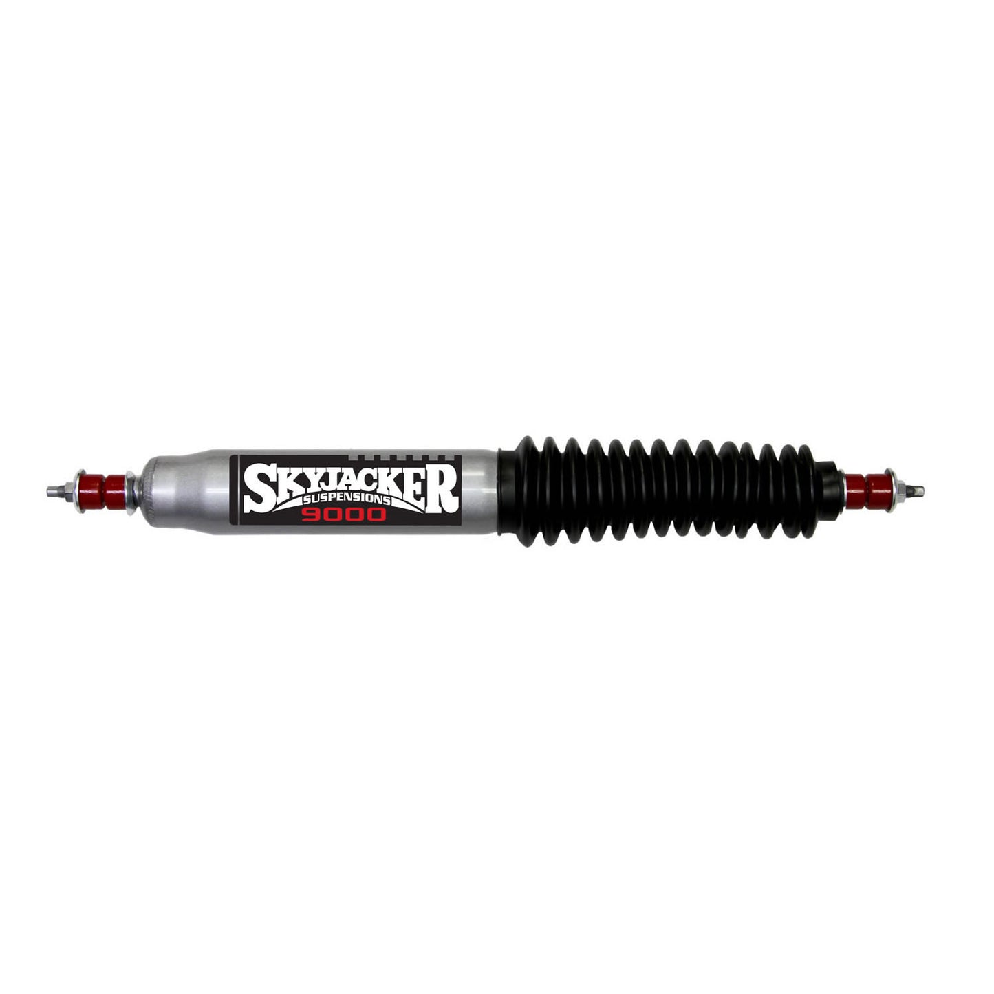 Steering Stabilizer Extended Length 21.65 Inch Collapsed Length 12.77 Inch Silver w/Black Boot Replacement Cylinder Only No Hardware Included Skyjacker