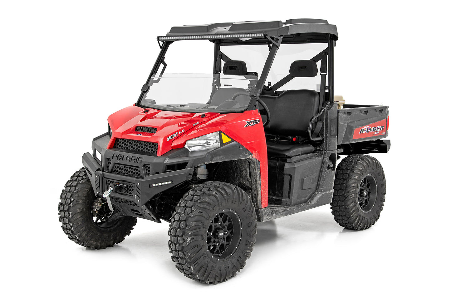 Half Windshield Scratch Resistant 13-22 Polaris Ranger 1000XP/13-21 Ranger 900XP Rough Country-4