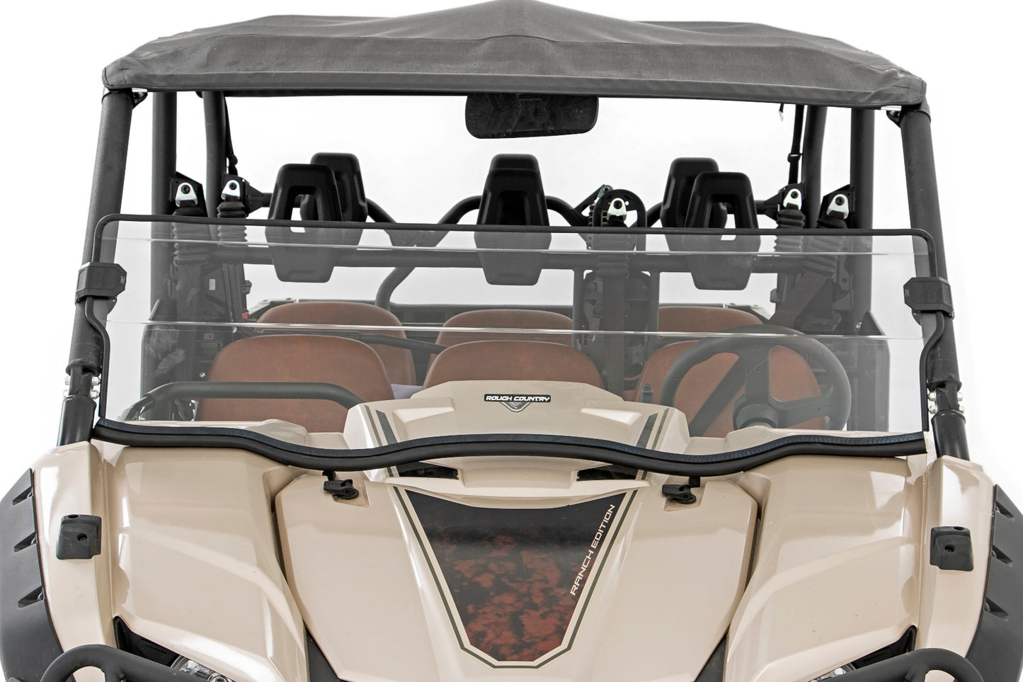 Yamaha Half Windshield 14-21 Yamaha Viking 4WD Rough Country-4