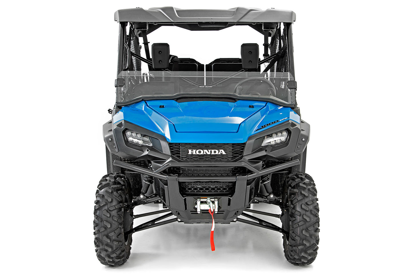 Half Windshield Scratch Resistant 16-22 Honda Pioneer 1000 4WD Rough Country-4