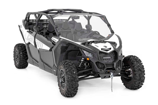 Can-Am Scratch Resistant Full Windshield 17-20 Maverick X3 Rough Country-1