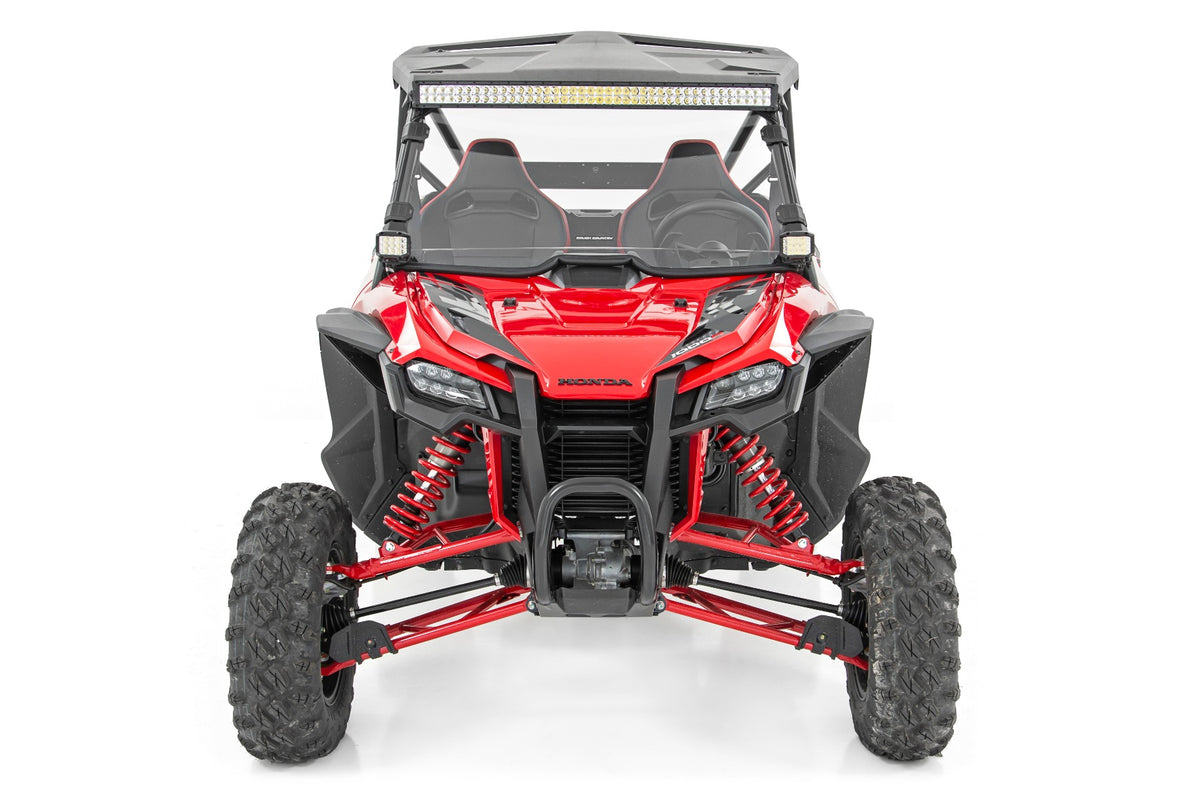 Honda Scratch Resistant Full Windshield (2019-2020 Honda Talon) Rough Country-4