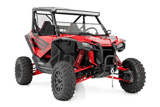 Honda Scratch Resistant Half Windshield (2019-2020 Honda Talon) Rough Country-1