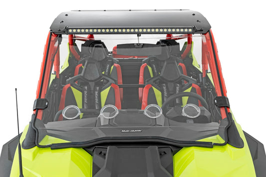 Vented Full Windshield Scratch Resistant Polaris RZR Turbo R Rough Country-1