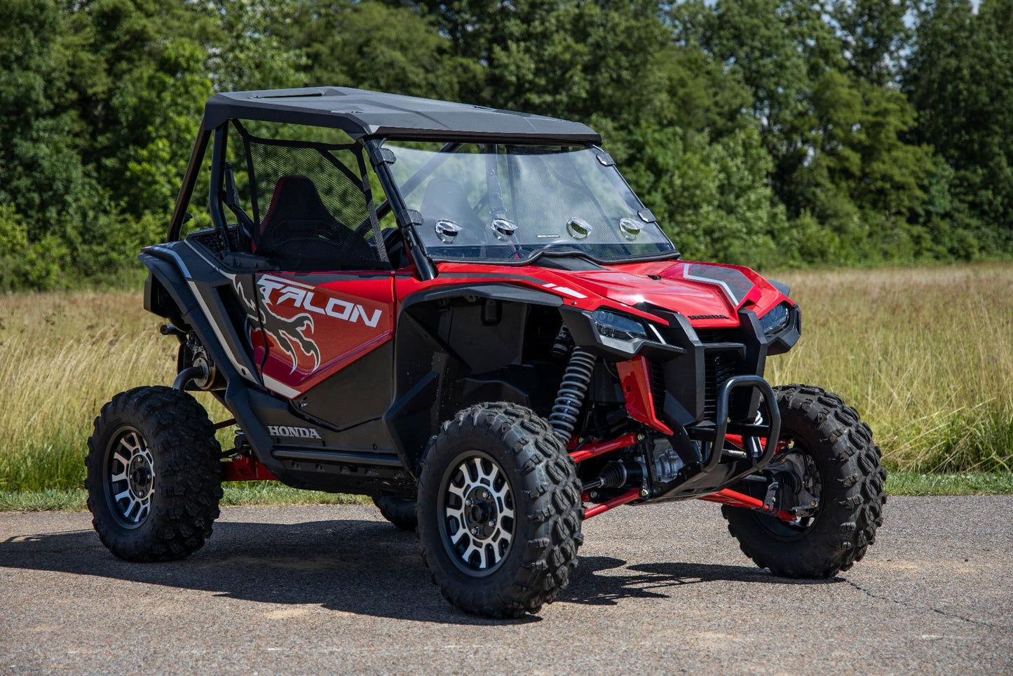 Vented Full Windshield Scratch Resistant Honda Talon 1000 Rough Country-5