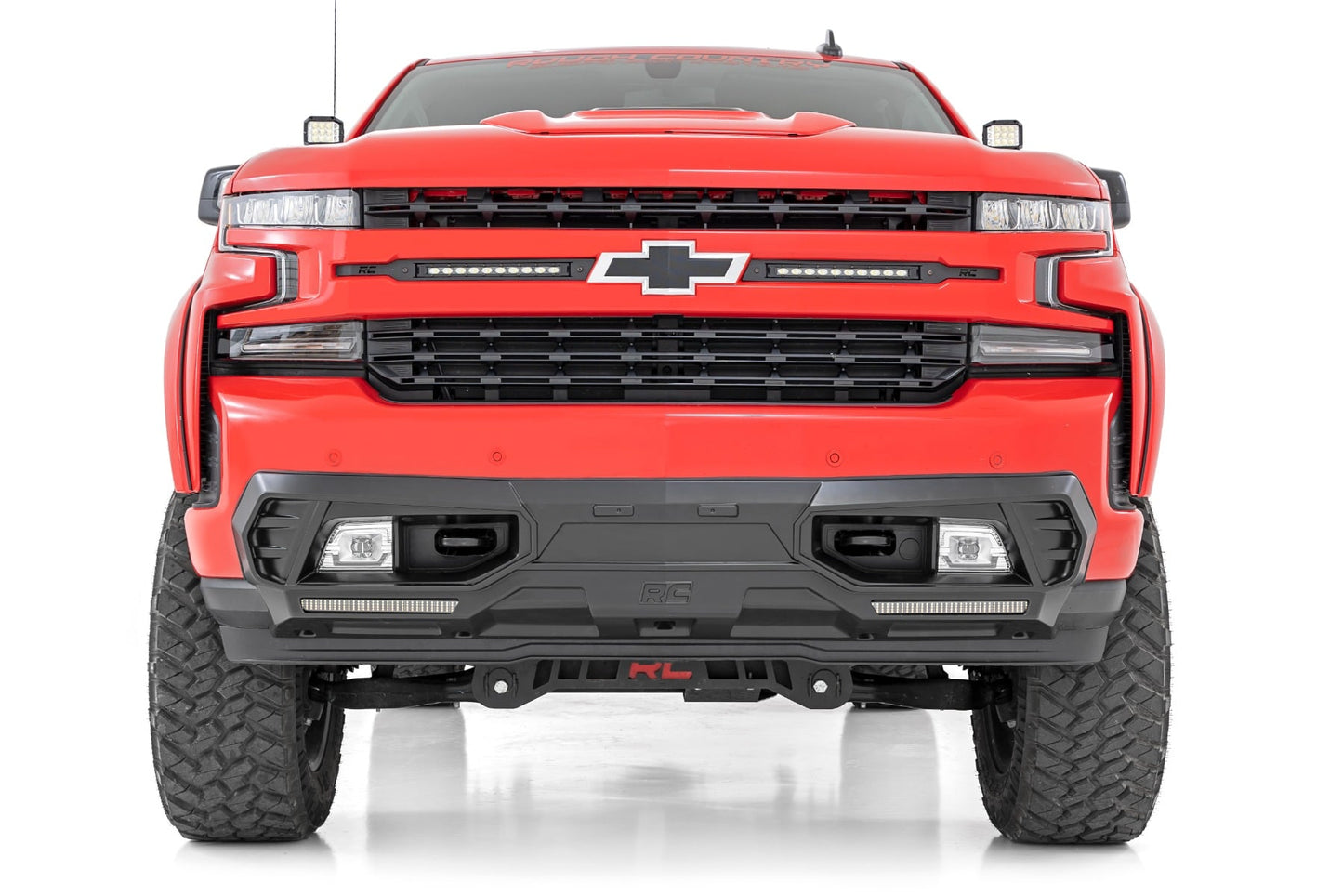 Front Bumper Fascia Cover Kit Chevy Silverado 1500 2WD/4WD (2019-2022) Rough Country-5