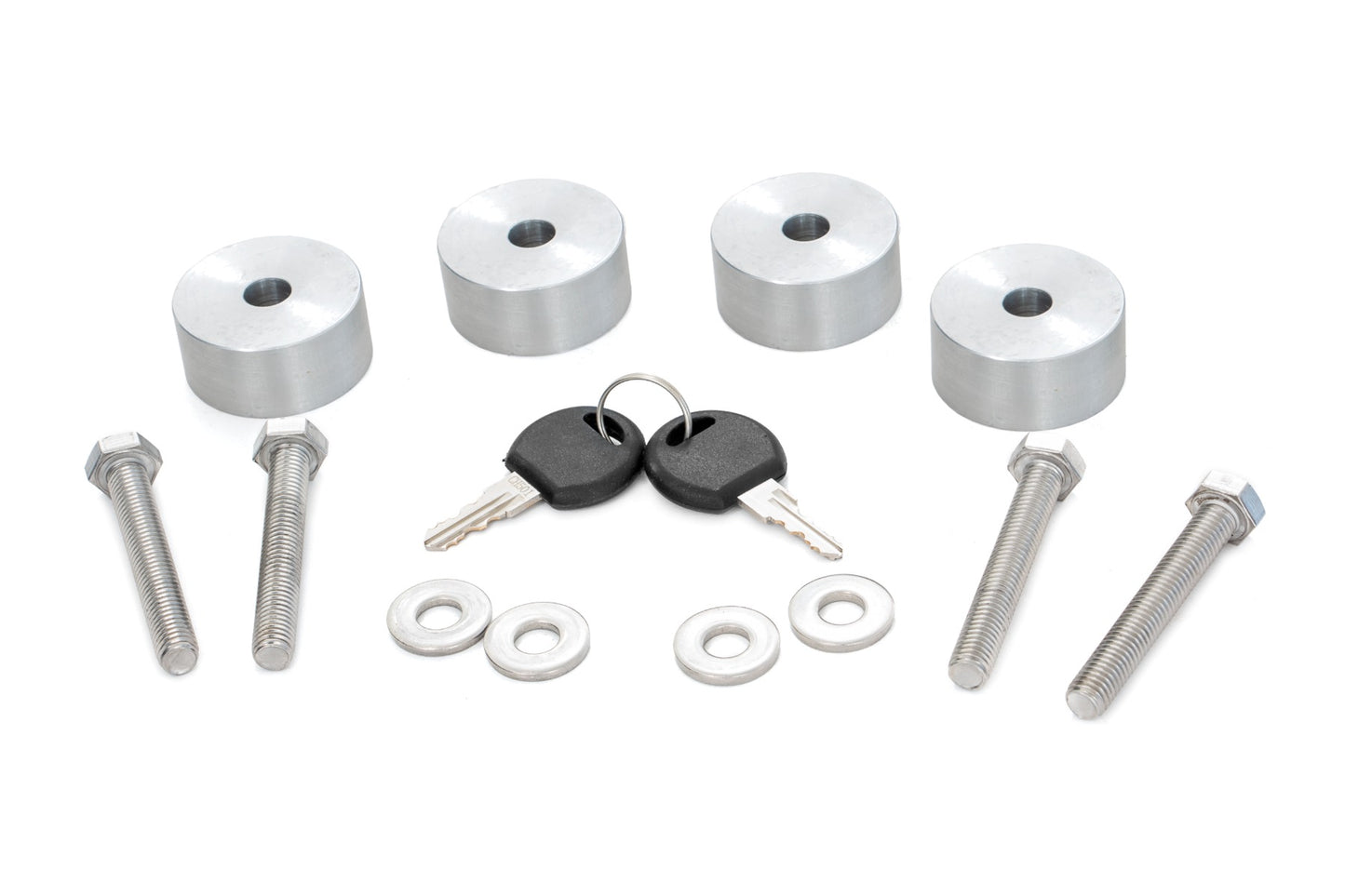 Jeep Metal Storage Box w/Slide Out Lockable Drawer 18-21 Jeep Wrangler JL Rough Country-4