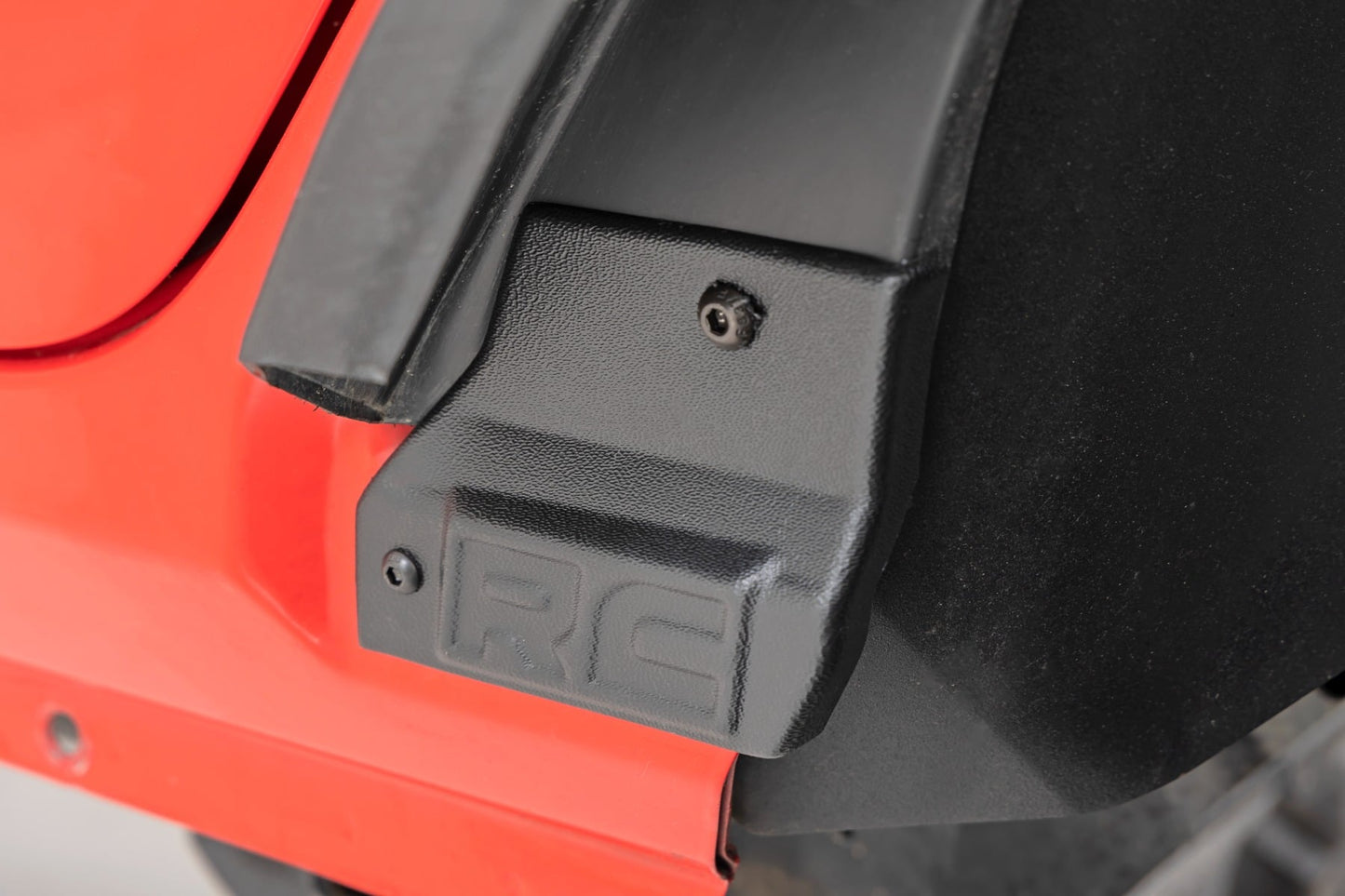 High Clearance LED Flat Fender Flare Kit UV Treated Jeep Wrangler JL (18-24) Rough Country-5
