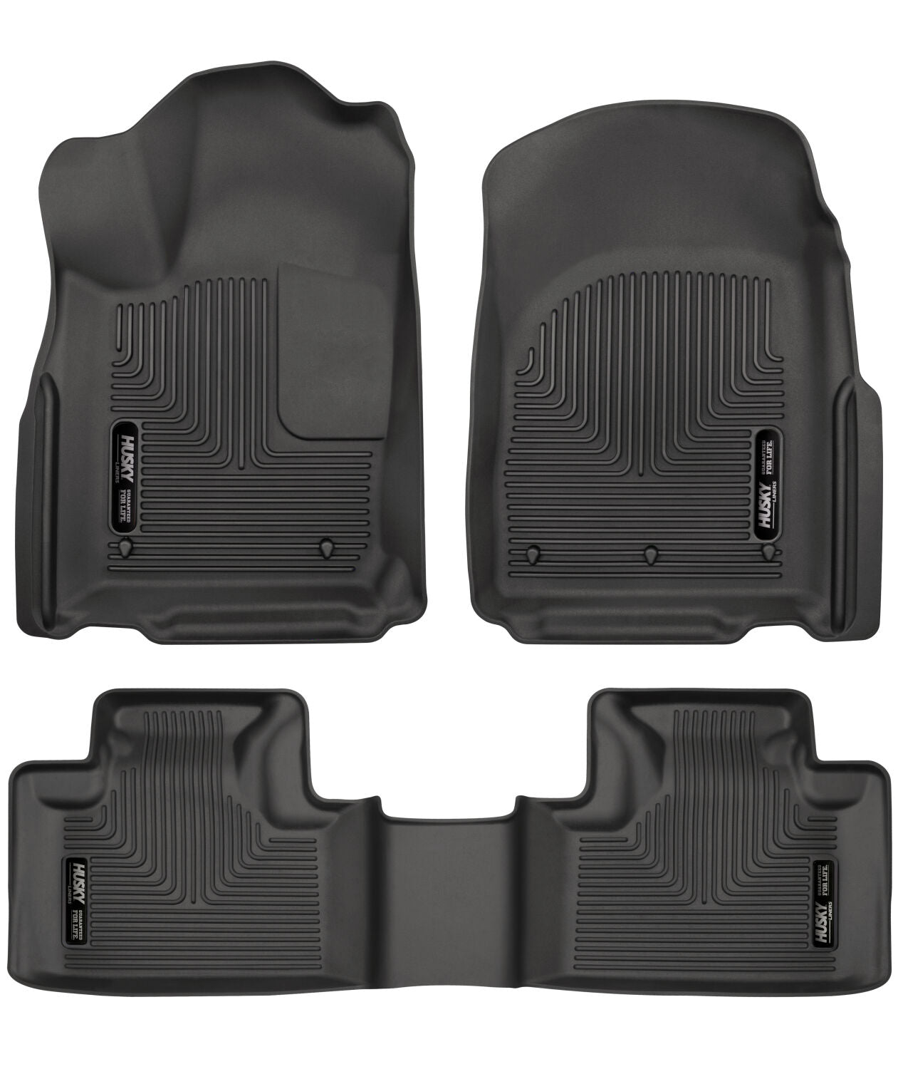 Weatherbeater Front & 2nd Seat Floor For 2016-2022 Jeep Grand Cherokee 2016-2026 Dodge Durango Husky Liners-1