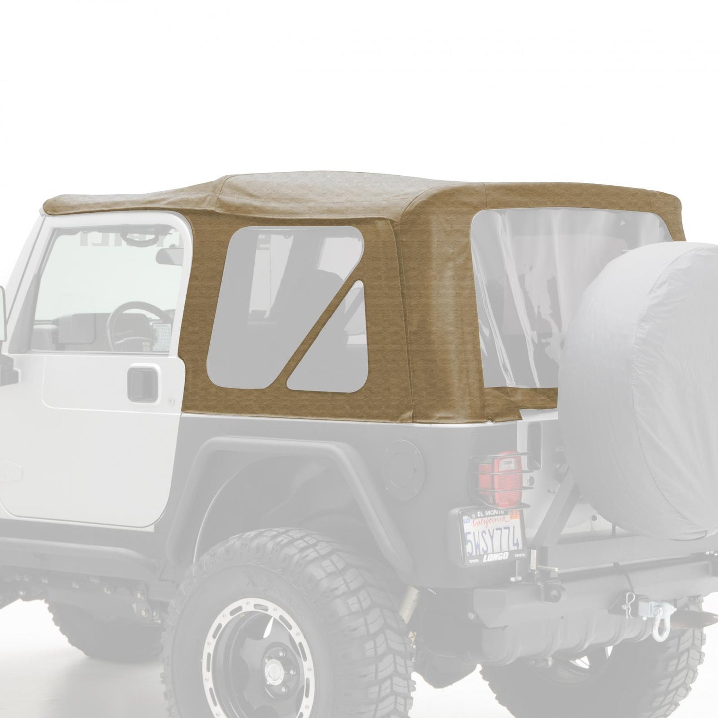 Soft Top OEM Replacement W/Tinted Windows Denim Spice 97-06 Wrangler TJ Smittybilt