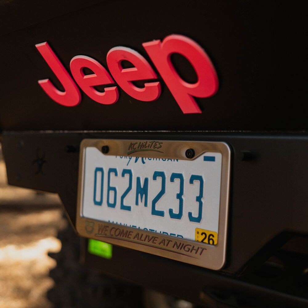 KC We Come Alive License Plate Frame KC Hilites-3