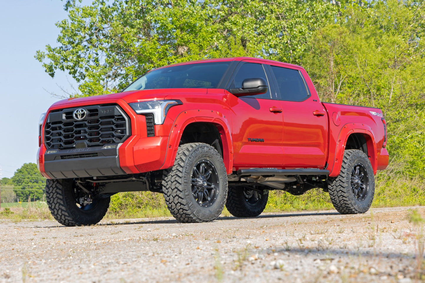 Defender Pocket Fender Flare Super White Toyota Tundra (22-23) Rough Country-4