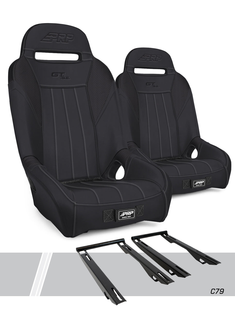 GT/S.E. Suspension Kit for Polaris RZR PRO XP PRO R Turbo R Pair Black PRP Seats
