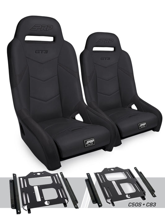 GT3 Suspension Kit for Polaris RZR 570 800 900 Pair PRP Seats-1