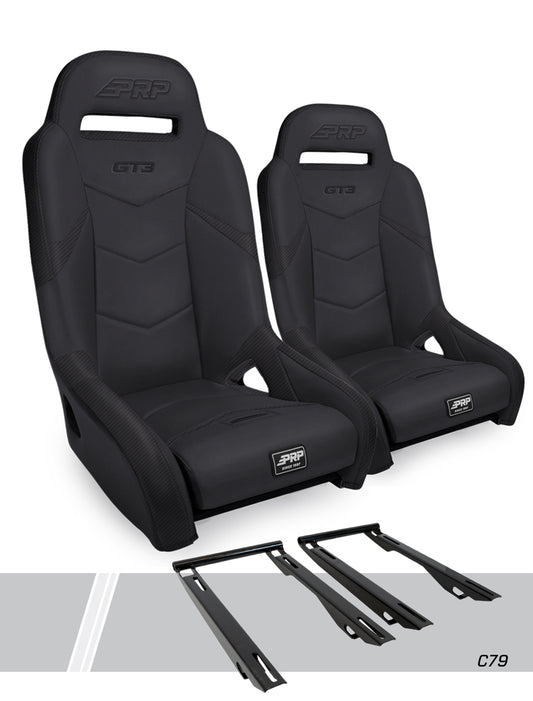 GT3 Suspension Kit for Polaris RZR PRO XP PRO R Turbo R Pair PRP Seats-1