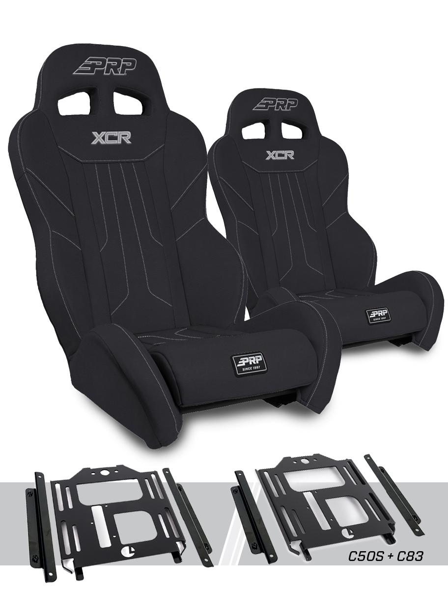 XCR Suspension Kit for Polaris RZR 570 800 900 Pair Black & Gray XCR Suspension Kit for Polaris RZR 570 800 900 Pair PRP Seats-1