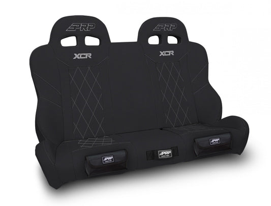 XCR Quick Release Rear Suspension Bench Seat with Diamond Stitch and Front Pockets for Polaris RZR PRO XP4 PRO R4 Turbo R4 PRP Seats-1