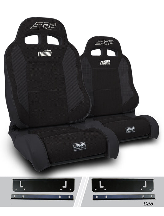 Enduro Elite Suspension Seat Trek Edition Kit for 97-02 Jeep Wrangler TJ Pair PRP Seats-1