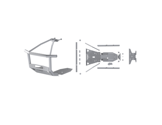 2024-Up Can-Am Maverick R, Steel Front Race Bumper, Builders Kit MBRP-1