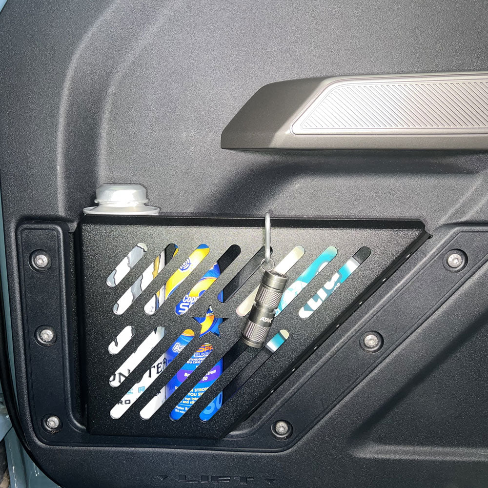 Bronco Front Metal Door Pockets Rock Slide Engineering-7