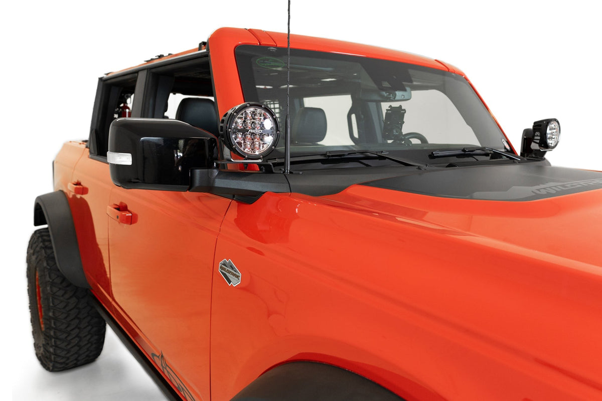 2021+ Ford Bronco, Bronco Raptor Dual Ditch Light Brackets Addictive Desert Designs-13