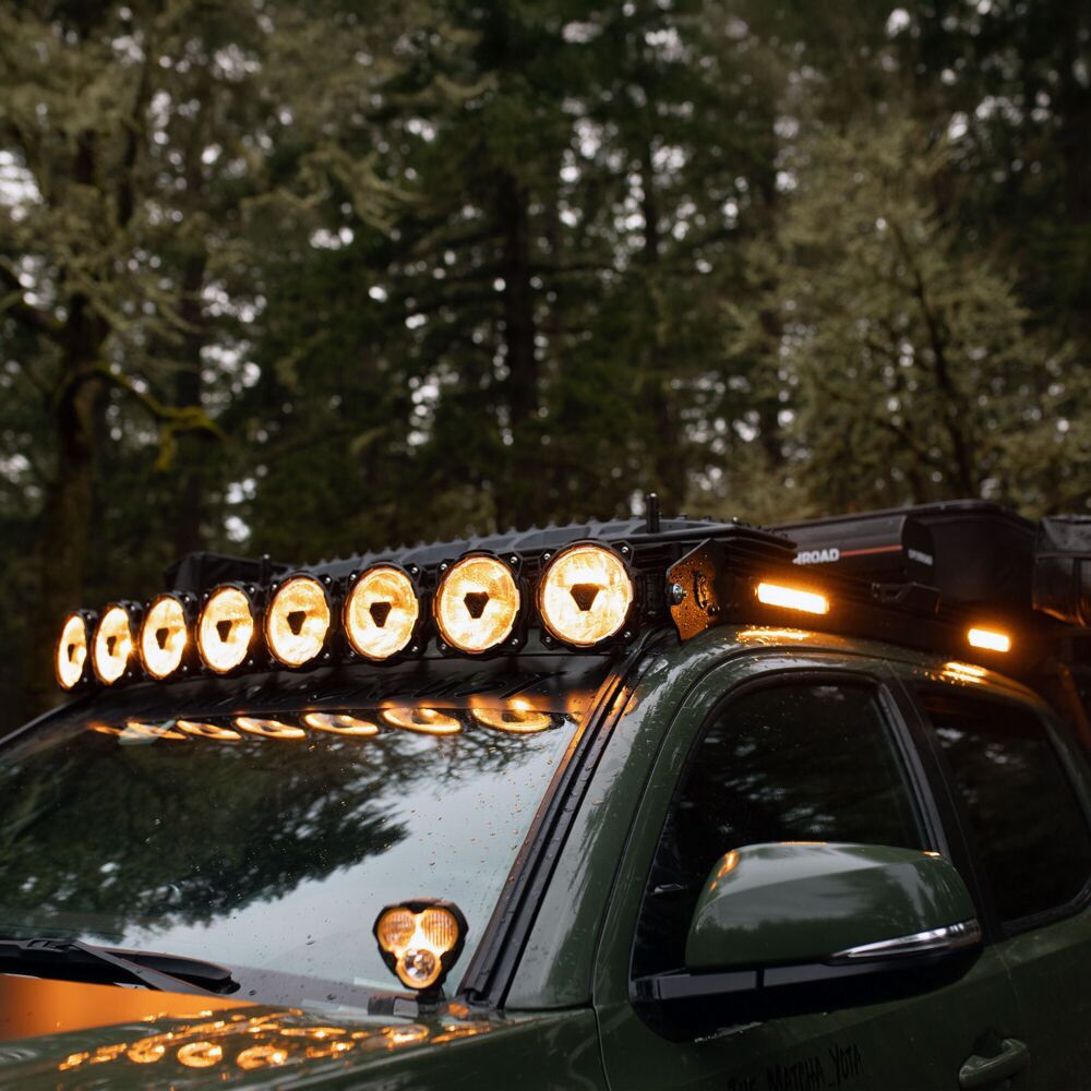 Platform One Roof Rack with 360 Degree Lighting (2005-2023 Toyota Tacoma) KC Hilites-4